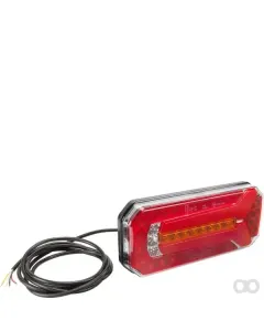 Kramp - LA40053 - Mehrzweck-Rückleuchte LED, Rechteckig, 12-24V, 236x104x61,5mm