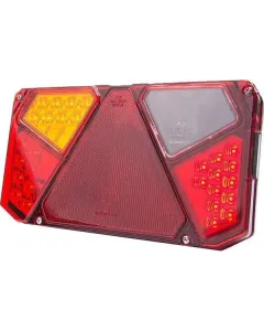 Kramp - LA40917 - Multifunktionale LED-Rückleuchte, Rechteckig, 12-24V, 242x134x36,5mm – Links