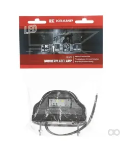 Kramp - LA41002 - LED-Kennzeichenleuchte, 12-24V, 101x58,5x59,6mm – Hinten