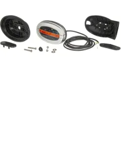 Kramp - LA80034 - Multifunktionale Vordere LED-Leuchte, Oval, 12-24V, 136,4x91x40 mm