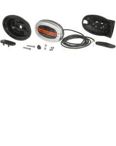 Kramp - LA80036 - Multifunktionale Vordere LED-Leuchte, Oval, 12-24V, 136,4x91x40 mm