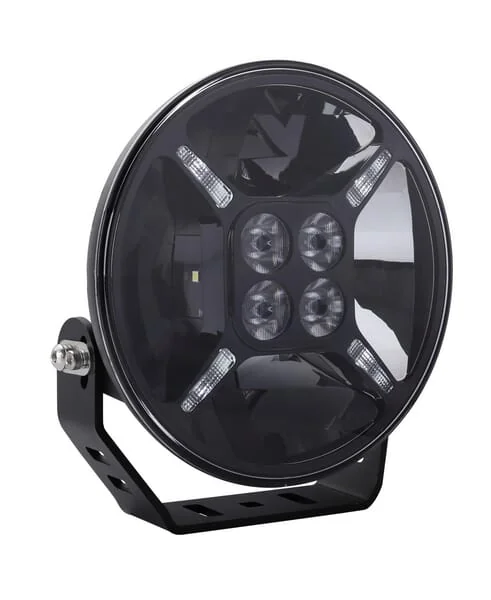 Kramp - LA80041 - LED-Scheinwerfer, 120W, Rund, 9-36V, Diameter 218 mm, Doppeltes Standlicht