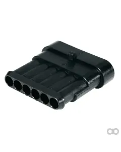 Kramp - LA89013KR - Steckergehaeuse 6-Polig Stecker