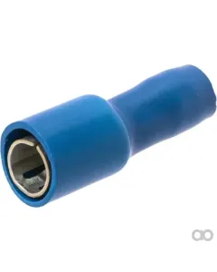 Kramp - LA9030KR - Bullet-Stecker Weiblich Blau 1,5-2,5 mm² Diameter 4mm (100x)