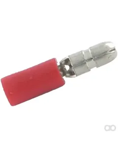 Kramp - LA9090KR - Huelsenstecker Maennlich Rot 0,5-1mm² 4mm