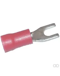 Kramp - LA9185KR - Gabelkabelschuh Rot 0,5-1mm² Serie A (100x)