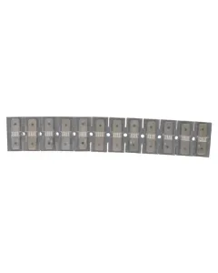 Kramp - LA9350KR - Isolierter Verbinder Doppel 12-Polig 6,3x0,8 mm
