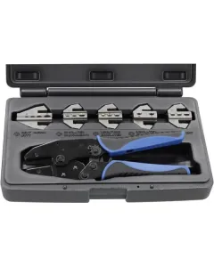 Kramp - LAT2000ASS3KR - 9" Crimpzange Aus Kohlenstoffstahl, Mit 5 Crimpstempeln