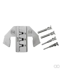 Kramp - LAT2000K4KR - Crimpstempel-Satz für offene Laschenklemmen Deutsch (DT-Serie) (0,5-1,5 mm²)