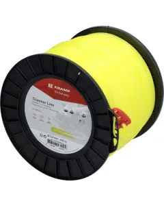 Kramp - NL24439RKR - Schneidfaden Für Trimmer Diameter 2,4 mm 439 m Mit Rundem Profil, Gelb, Kramp