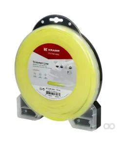 Kramp - NL2772RKR - Schneidfaden Für Trimmer Diameter 2,65 mm 72 m Mit Rundem Profil, Gelb, Kramp