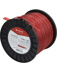 Kramp - NL30281TCKR - Trimmer-Schnur Diameter 3 mm 281 m Gedreht Leise Rot Kramp