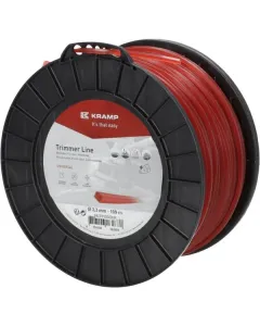 Kramp - NL33109SKR - Trimmer-Schnur Diameter 3,3 mm 109 m Quadratisch Rot Kramp