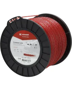Kramp - NL33232TCKR - Trimmer-Schnur Diameter 3,3 mm 232 m Gedreht Leise Rot Kramp