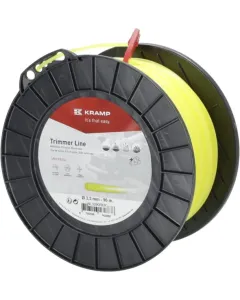 Kramp - NL3390RKR - Trimmer-Schnur Diameter 3,3 mm 90 m Rund Gelb Kramp