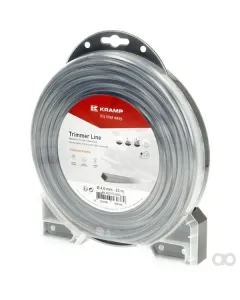 Kramp - NL4023TSKR - Trimmer-Schnur Diameter 4 mm 23 m Quadratisch Titanium Power Grau Kramp