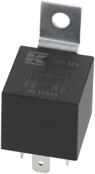 Kramp - RL112A3 - Mini-Relais 12V, Schliesser, 40A, Mit Halter