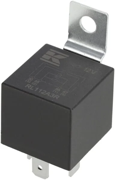 Kramp - RL112A3R - Relais 12V, Schliesser, 40A, Mit Widerstand, Mit Halter