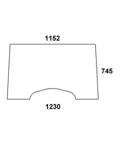 Kramp - RT6005028923N - Frontscheibe X-Serie
