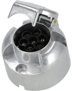 Kramp - TR00006KR - Anhängerkupplungssteckdose 7-Polig Aluminium 12V Schraubklemmen
