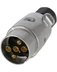 Kramp - TR00008KR - Anhängerkupplungsstecker 5-Polig Aluminium 12V Schraubklemmen