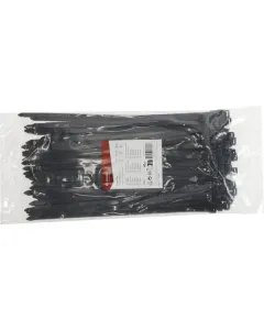 Kramp - TRBFW76300BLA - Kabelbinder 7,6x300 mm, FW Schwarz, 100 Stück