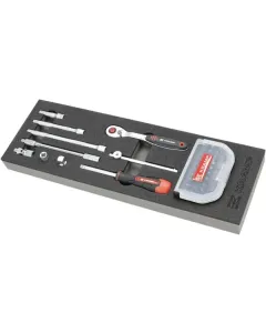 Kramp - TT800102 - Ratsche Und Zubehör 1/4" 41-tlg