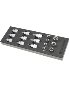 Kramp - TT800503 - Steckschlüsselsatz Torx 1/2" 16-tlg