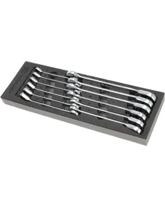 Kramp - TT802501 - Kombinationsknarrenschlüsselsatz 12-Teilig
