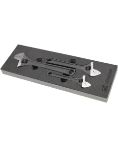 Kramp - TT803001 - Satz Verstellbarer Schlüssel, 3-Teilig