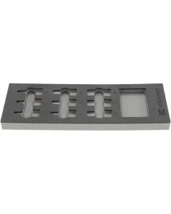 Kramp - TT850504 - Schaumstoff-Einsatz Für Sechskant-Steckschlüsselsatz 1/2", 9 Stück