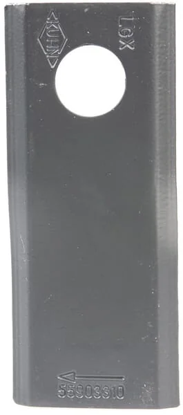KUHN - 55903310 - Maehwerk-Messer Rechts 107x45x4 mm, Loch Diameter 18,25 mm, Geeignet fuer KUHN, 25 Stueck
