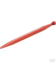 Kverneland - KK221150 - Laderzinke Gerade Vierkantprofil 36x600 mm Spitzzinke mit M20x1.5 mm Mutter Rot Kverneland