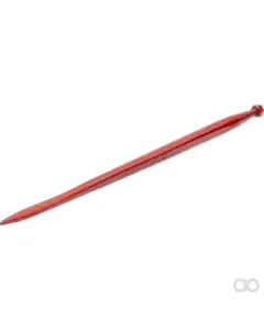 Kverneland - KK221156 - Laderzinke Gerade Vierkantprofil 36x1100 mm Flachzinke mit M20x1.5 mm Mutter Rot Kverneland