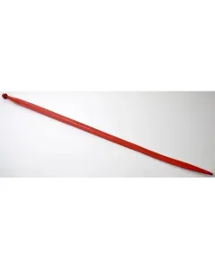 Kverneland - KK221157 - Laderzinke Gerade Vierkantprofil 36x1250 mm Flachzinke mit M20x1.5 mm Mutter Rot Kverneland