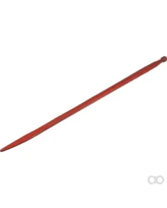 Kverneland - KK241167 - Laderzinke Gerade Vierkantprofil 44x1400 mm Flachzinke mit M30x2 mm Mutter Rot Kverneland