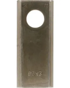 Kverneland Taarup - KT4186400001 - Mähwerk-Messer Links/Rechts 96x40x3 mm, Loch Diameter 19 mm; Geeignet Für Kverneland Taarup, 25 Stück