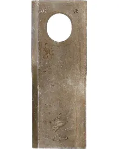 Kverneland Taarup - KT5611040001 - Maehwerk-Messer Rechts 126x47x4mm Ovales Loch 23,0x20,5mm Geeignet Fuer Taarup, 25 Stueck