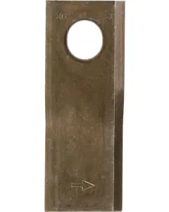Kverneland Taarup - KT5611090001 - Maehwerk-Messer Links 126x47x4mm Ovales Bohrbild 23,0x20,5mm Geeignet Fuer Taarup, 25 Stueck