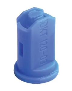 Lechler - IDKT12003POM - Luftansaug-Doppelflachstrahlduese Idkt 120° 03 Blau Kunststoff Lechler