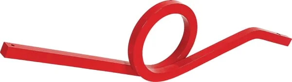 Lemken - 3537031 - Federzinke Spirale Stangen 4kt-20 Rot
