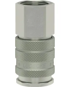 Lüdecke - ESI14I - Q-Rel-Kupplung Mit 1/4" BSP Aussengewinde
