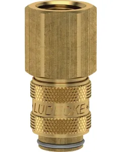 Lüdecke - ESM18I - Q-Rel Kupplung mit 1/8" BSP Innengewinde