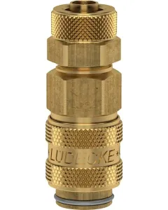 Lüdecke - ESM4TQ - Schnellkupplung mit Spannmutter 4x6 mm
