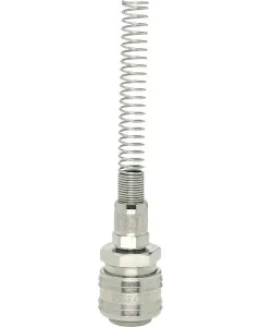Lüdecke - ESN6TQF - Schnellkupplung mit Sicherungsfeder 6x8 mm