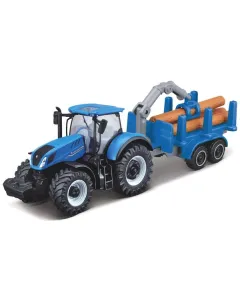 Maisto - MA15590NL - New Holland T7.315 HD Mit Holztransporter