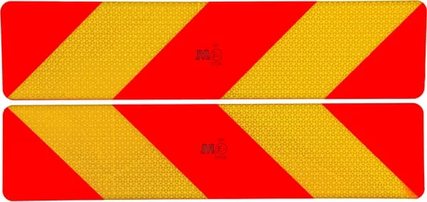 Mazon - WB37154RR - Set Rueckstrahler-Schilder 566x132mm (L+R)