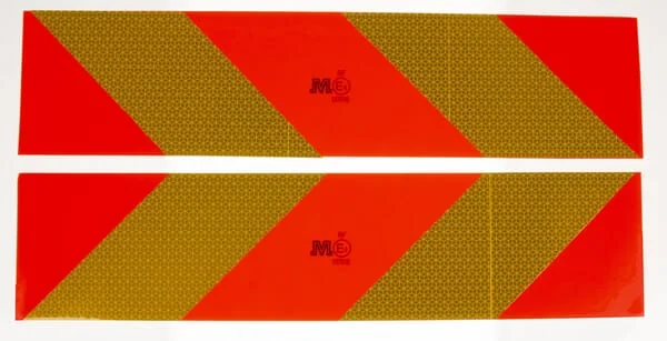 Mazon - WB37954RR - Satz Aufkleber-Markierungsschilder 566x132mm (L+R)