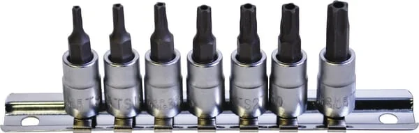 Midlock - VKBSET7 - Steckschluesselsatz 1/4" 5-Kant Startorx 7-Tlg.