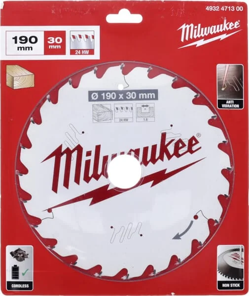 Milwaukee - 4932471300 - Kreissaegeblatt 190/30mm Z24